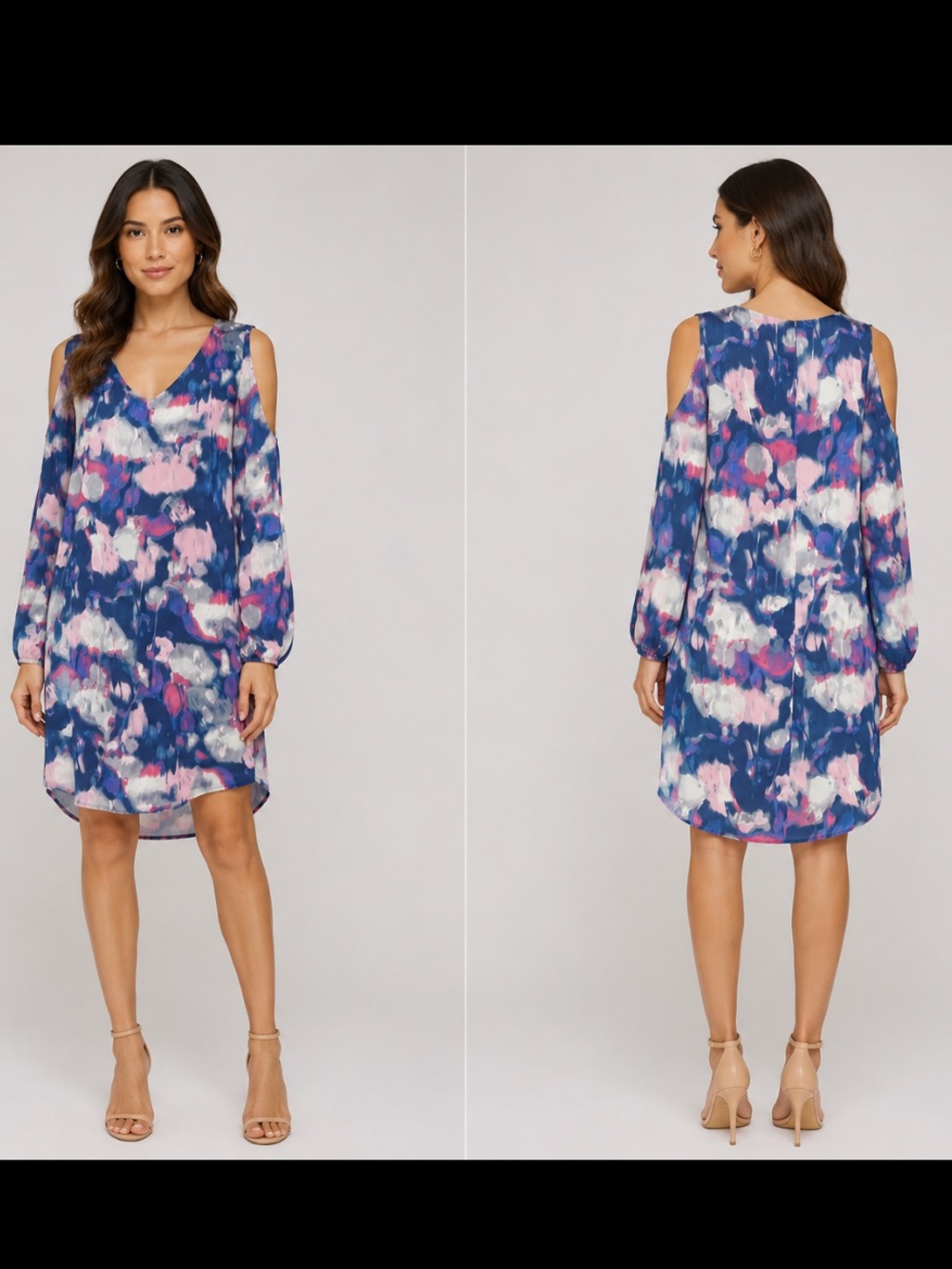 ACCIDENTALLY in LOVE lined colorful shift dress Size M